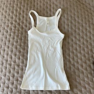 SKIMS XXS pointelle cami tank in bone